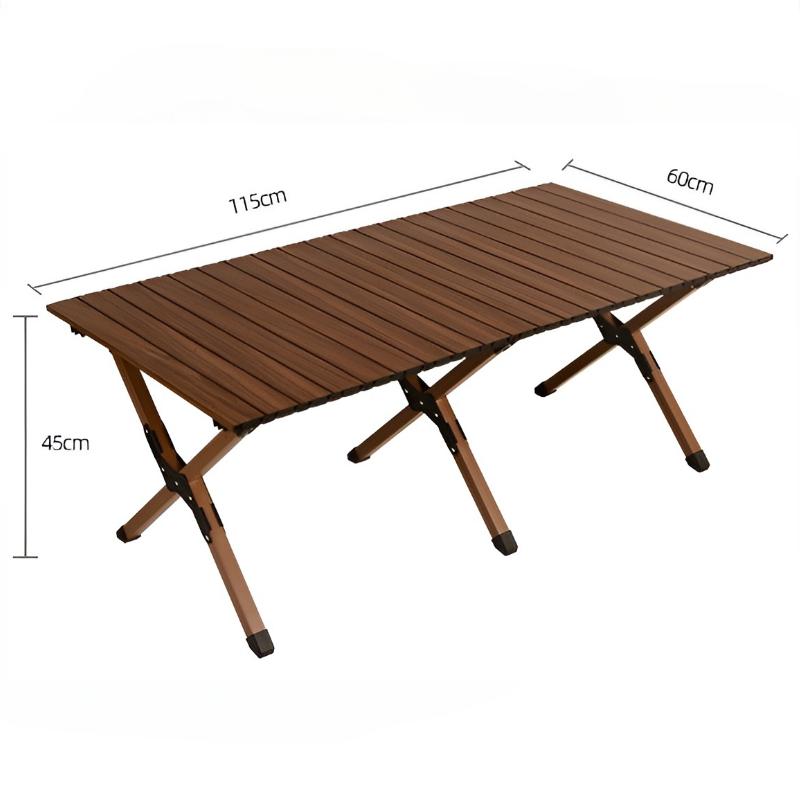 Camping Folding Table Chicken Rolls Table Camping Picnic Barbecue Travel Fishing Equipment