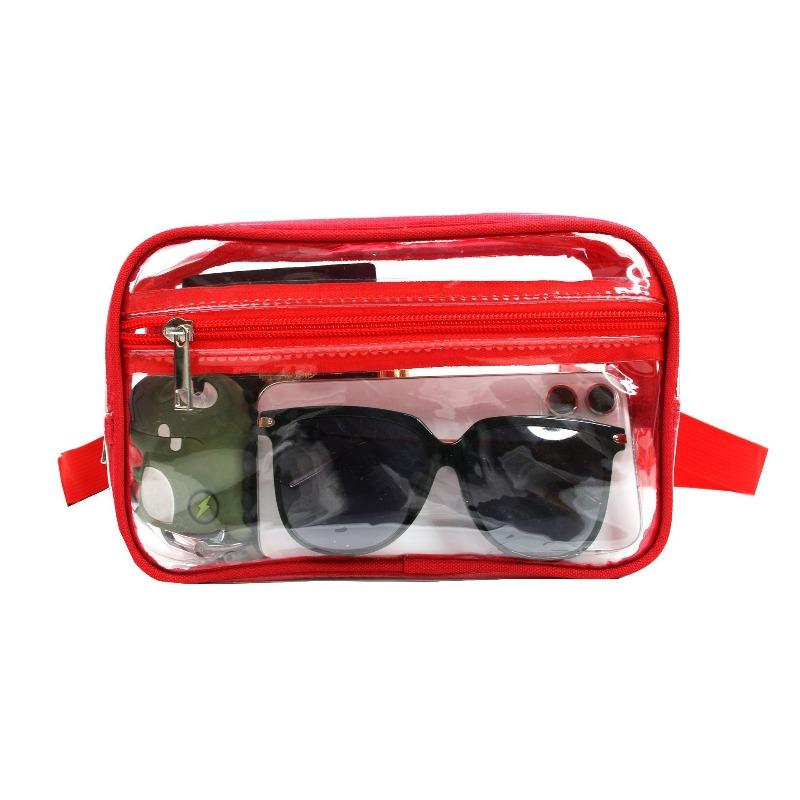 Hot-selling PVC waterproof travel messenger bag, travel portable see-through storage bag, beach mobile phone bag