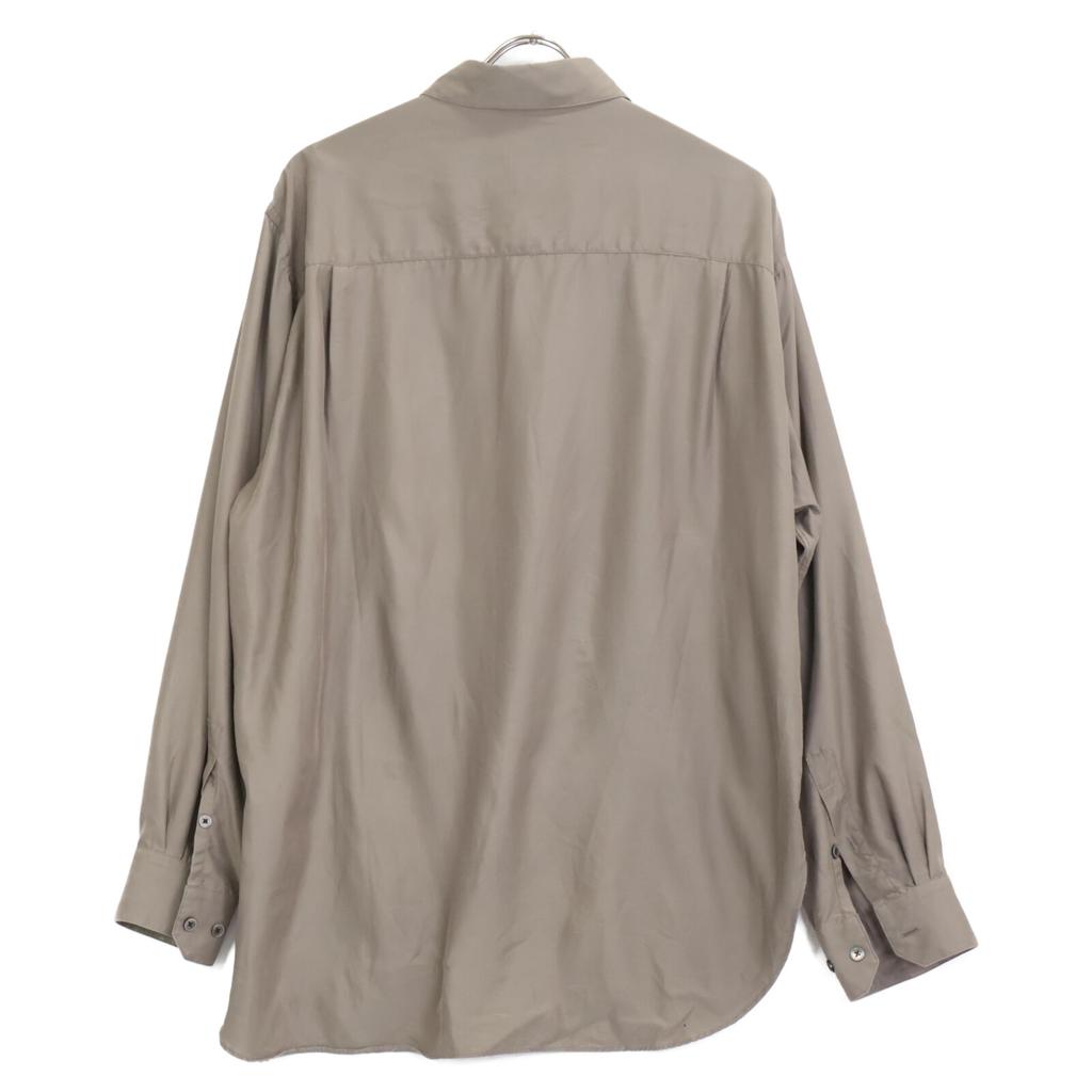 ssstein/stein Khaki 25Stainless Steel CUPRO TWILL OVERSIZED LS SHIRT tops S khakiUsed