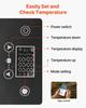 Frigorifero per Auto, Compressore Elettrico Raffreddatore DC 12/24V AC100-240V, da -20°C a 20°C Frigorifero per Auto con Controllo APP, Congelatore per Auto da 15L per Camper, Campeggi,
