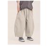 Boys Kids 100 Cotton Casual Summer Nine Point Trousers Children Daily Pants