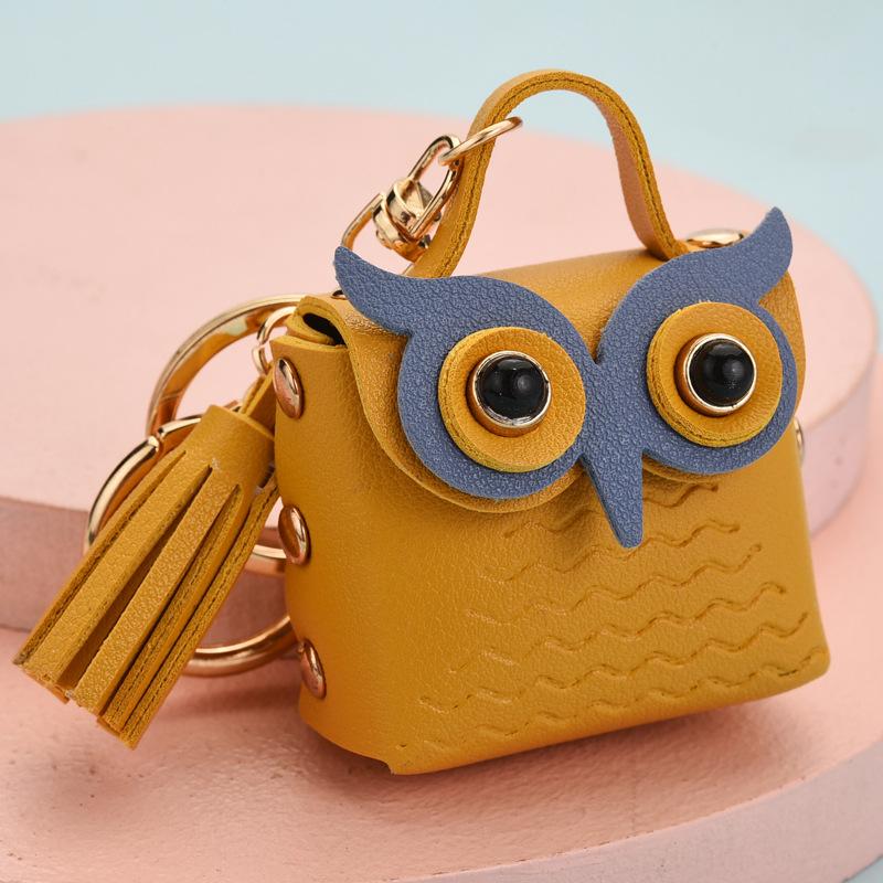 Creative Owl KeyChain Bag Pendant for Women Cute Doll Small Coin Purse KeyChain Gift