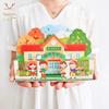 INS Style 3D Birthday & Teacher's Day Card: Creative DIY Paper Sculpture Gift for Chinese Valentine's Day
