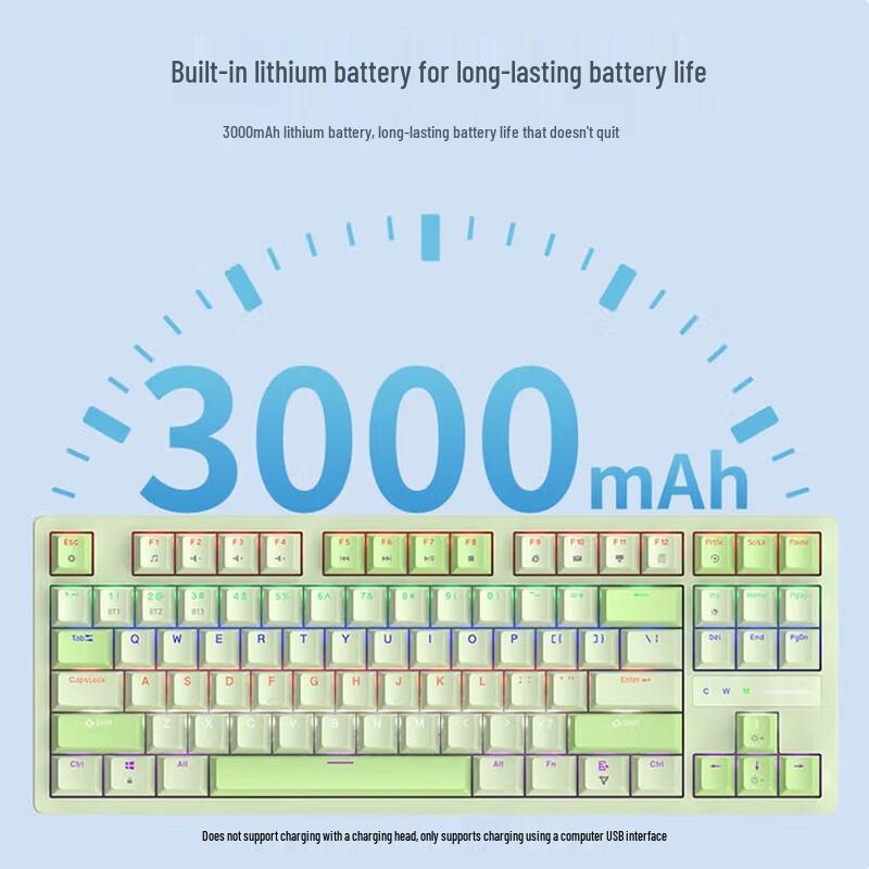 Lenovo K311 Tri-Mode 87-Key Mechanical Gaming Keyboard