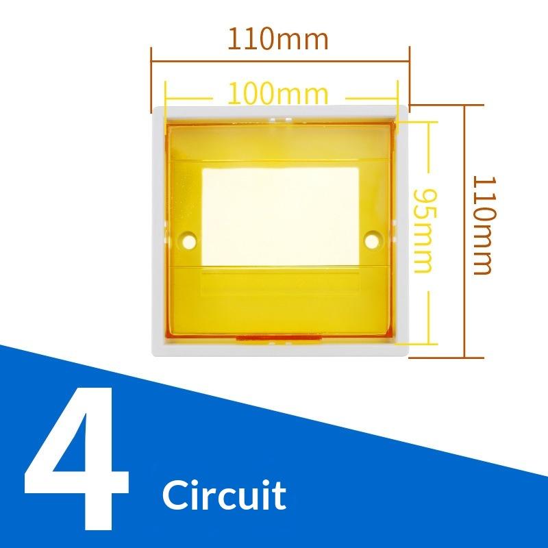 

Pz30 Plastic Distribution Box Cover Transparent Protective Panel For Household Circuit Breaker Box A1