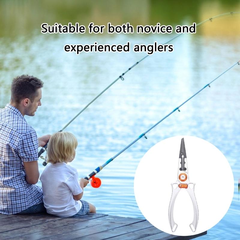 Aluminum Alloys Fishing Plier Fly Fishing Tackle Fishing Multitool Fish Hook Remover Braided Fishing Line Cutting Plier