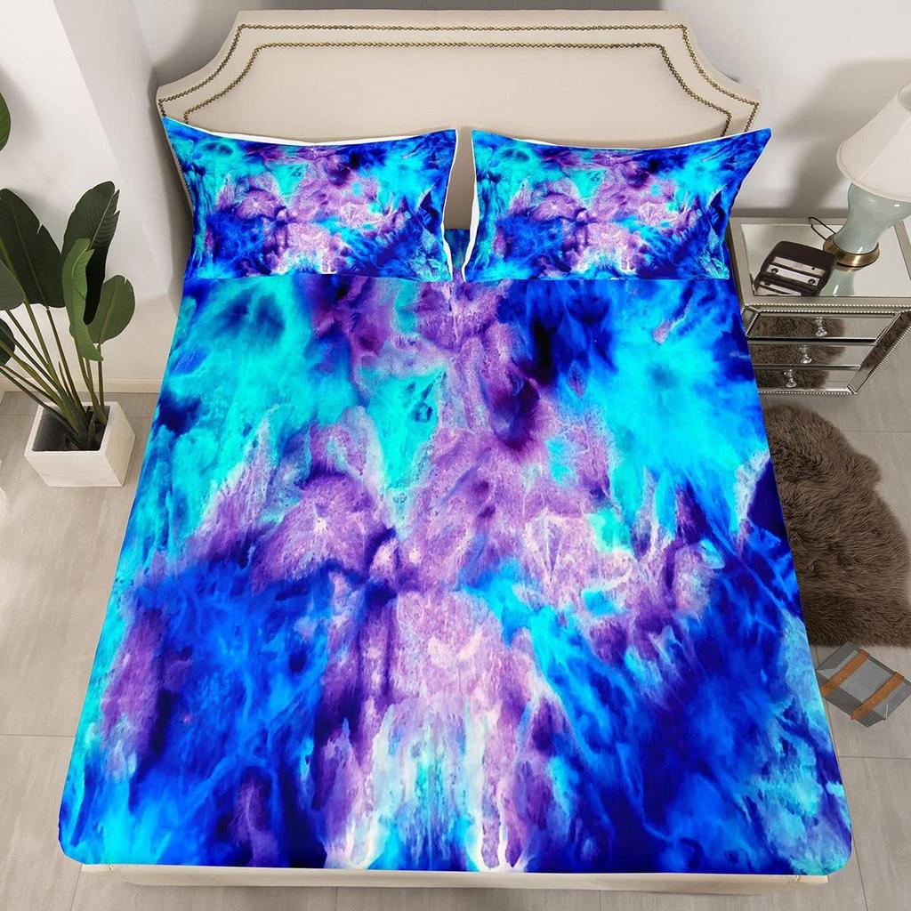 Cartoon Graffiti Muster Bettmütze Dreiteilig Digitaldruck Bettwäsche Bettmütze Dreiteiliges Set Kinder Und Erwachsene