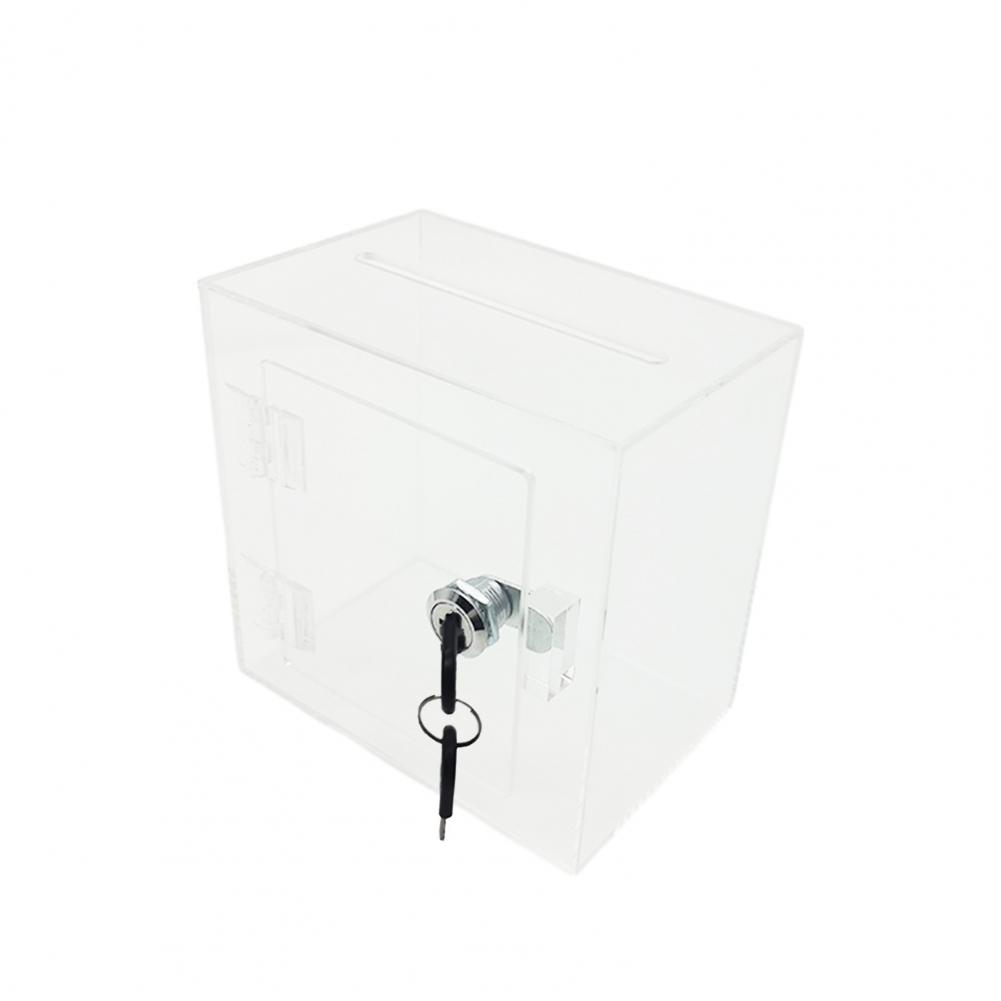 

Прозрачный чехол-копилка, копилка с 2 запертыми акриловыми копилками с идеальным решением для сбережений для взрослых и подарков