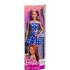 Barbie Fashionista Puppe #242 trägt gepunktete Kleidung Accessoires Typ-1-Diabetes Partnerschaft Breakthrough T1D.