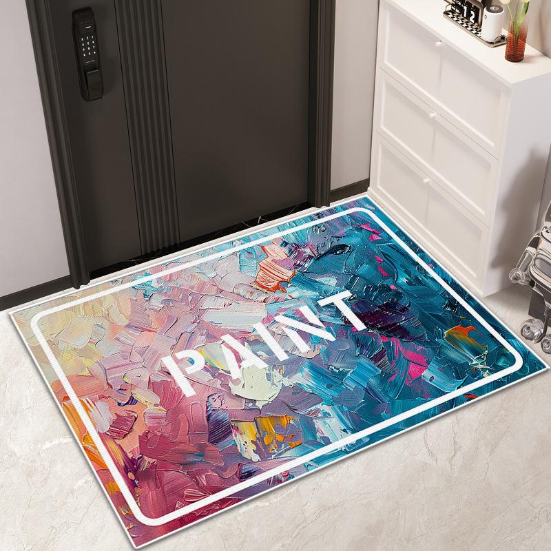 Bathroom Door Bathroom Non-slip Mat Toilet Fall Mat Soft Diatom Mud Absorbent Quick Drying Mat
