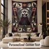 Halloween (14) Theme Custom Tapestry Personalized Custom Name Text Wall Hanging Tapestry Home Decor Background Cloth