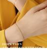Minimalist Women's 18K Gold-Plated Titanium Snake Chain Bracelet
