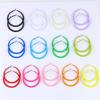 Neon Hoop Earrings for Women Exaggerated 80s 90s Colorful Chunky Statement Hoops Earring Lightweight Hypoallergenic Big Hoops for Glow Party Outfits