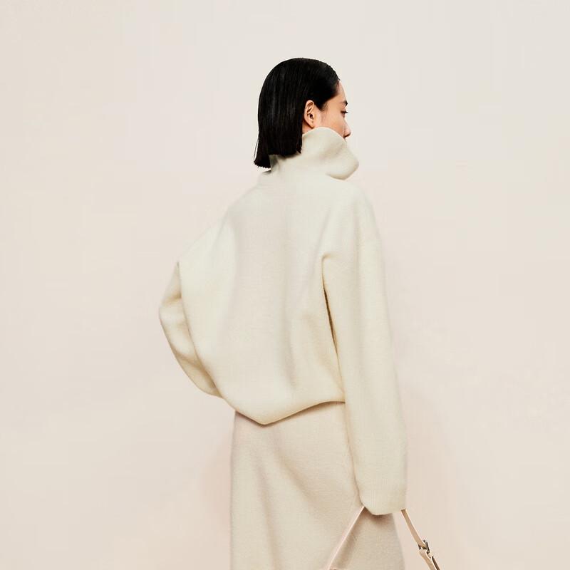 Less Merino Wool Turtleneck Pullover Sweater