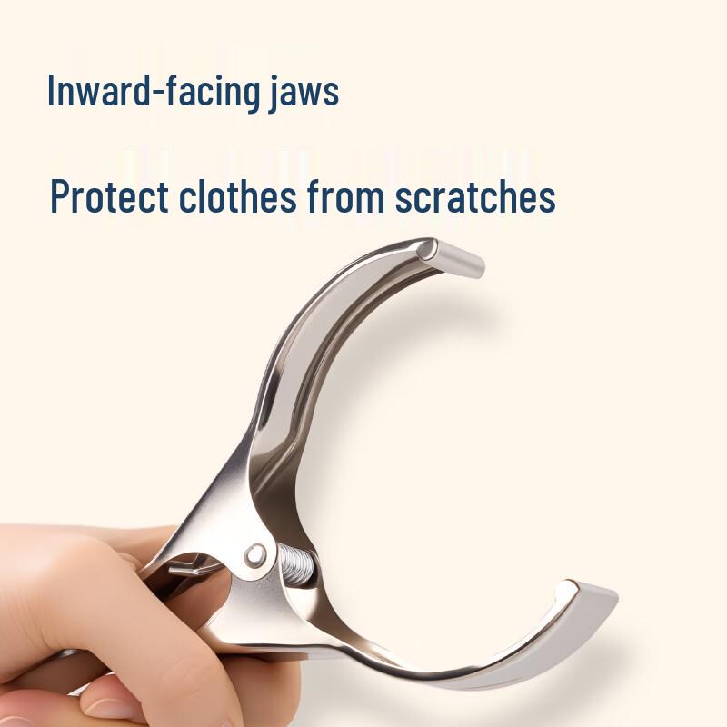 Deli Stainless Steel Windproof Clothes Clips (4-pack)