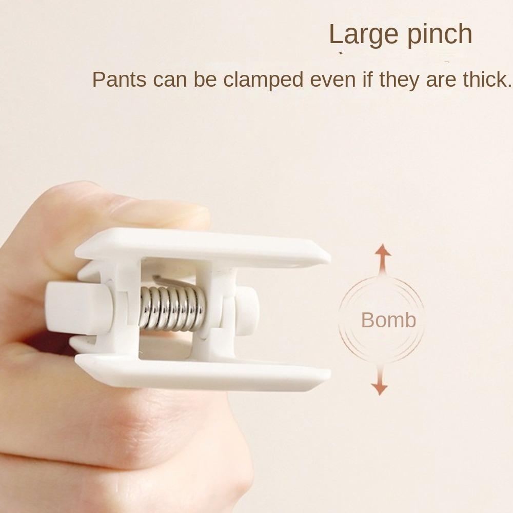 2pcs Clothes Pins Pants Clip Storage Clothespin Easy to Use Clothes Hat Sock Clip Home
