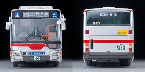 TOMYTEC Tomica Limited Vintage Neo 1/64 Scale LV-N342b Mitsubishi Fuso Aero Star Non-Step Bus (Tokyu Bus) Finished Model 332770