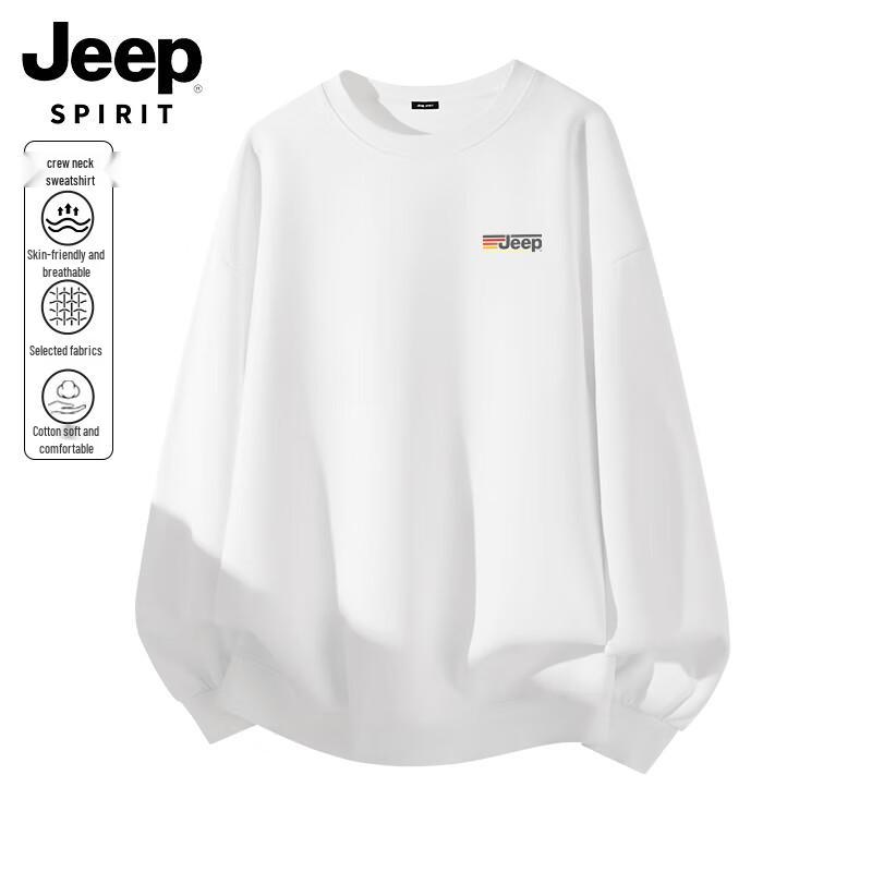 JEEP SPIRIT Men's Casual Crewneck Sweatshirt