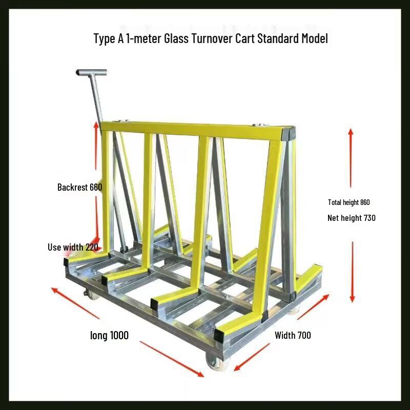 Heavy-Duty Material Transport Trolley
