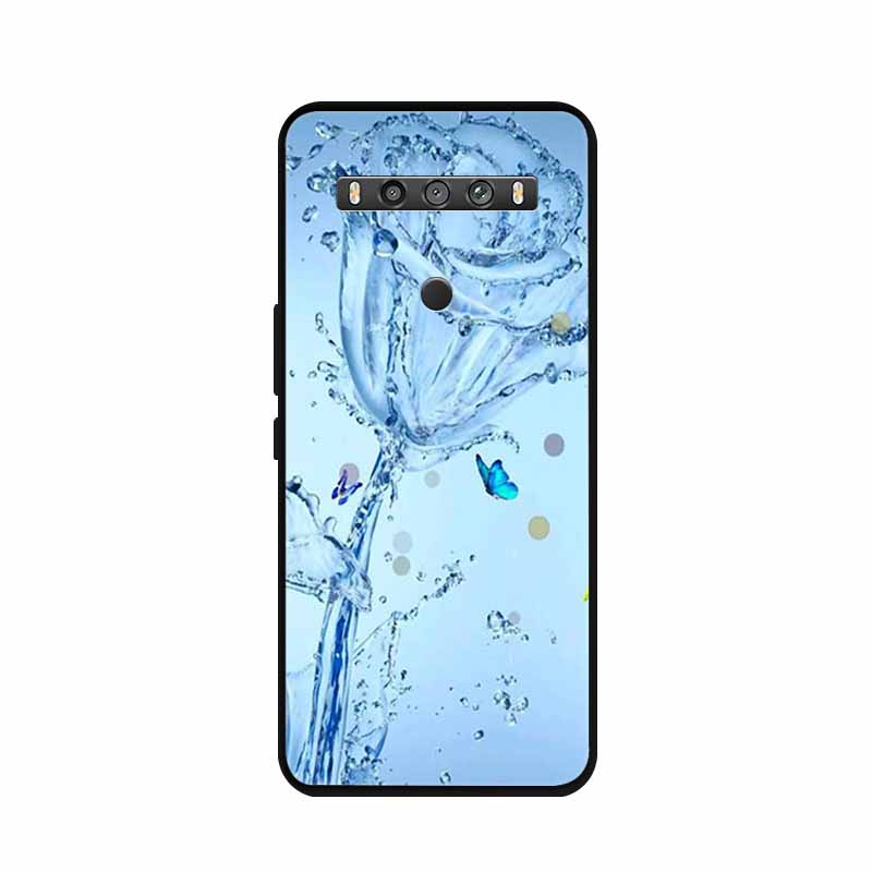 For TCL 10 5G UW Case Animals Silicone TPU Soft Cover Phone Coque For TCL 10 SE TCL10 5G UW Capa Shockproof Cartoon Wolf Funda