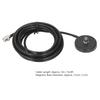 BNC Magnetic Mount, BNC Female to Male Magnetic Mount with 5m RG58 Coaxial Cable, for CB Radios, Car Radios, and Two-Way Radios