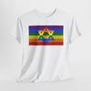 LGBTQ+ Star of David Tshirt Tops Tee, Gay Pride Jewish Flag Symbol Shirt, Unisex Cotton