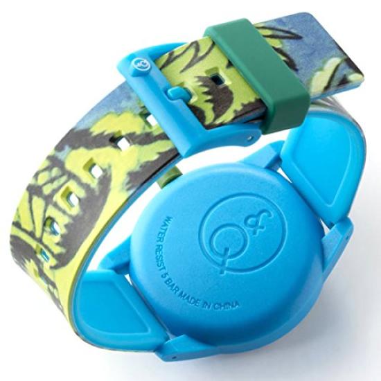 [Q&Q Smile Solar] Montre solaire Q&Q SmileSolar Édition limitée Pop Color Fashion 5 ATM Résistant à l'eau pour hommes femmes enfants