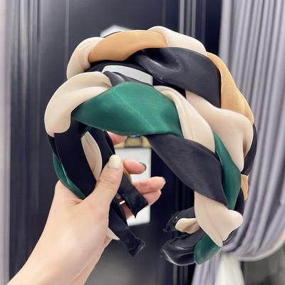 Solid Knitting Hairbands For Women Girls HeadBands Fashion Elegant Hairbands Female Hair Hoop Headwear Hair Accessories