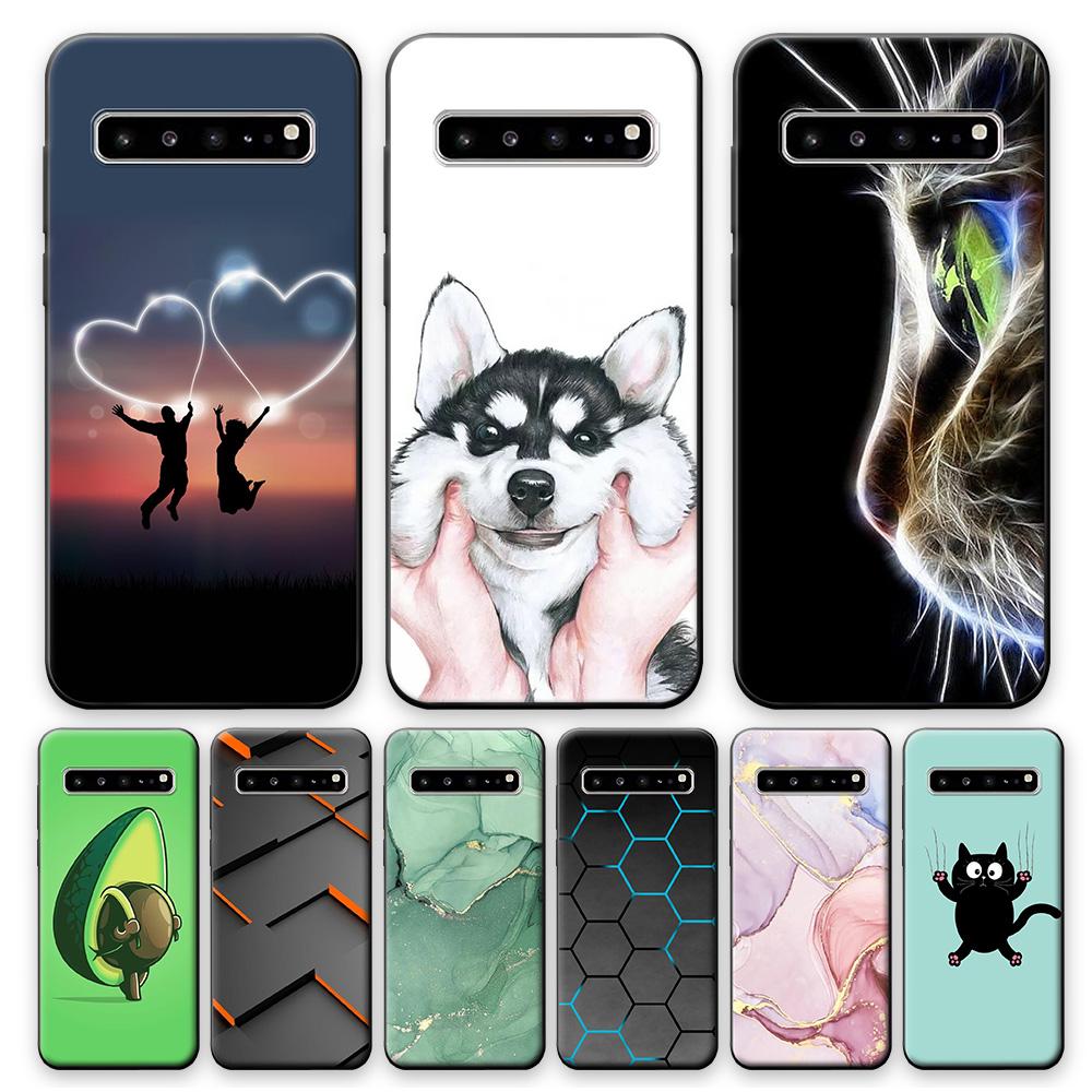 For Samsung Galaxy S10 5G Case 6.7" Protective Phone Case For Samsung S10 5G Soft TPU Silicone Cover For Samsung S10 5G Fundas