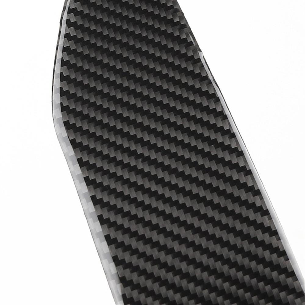 Real Carbon Fiber Cup Holder Cover Trim For Ford Mustang 2015-2023 Replacement