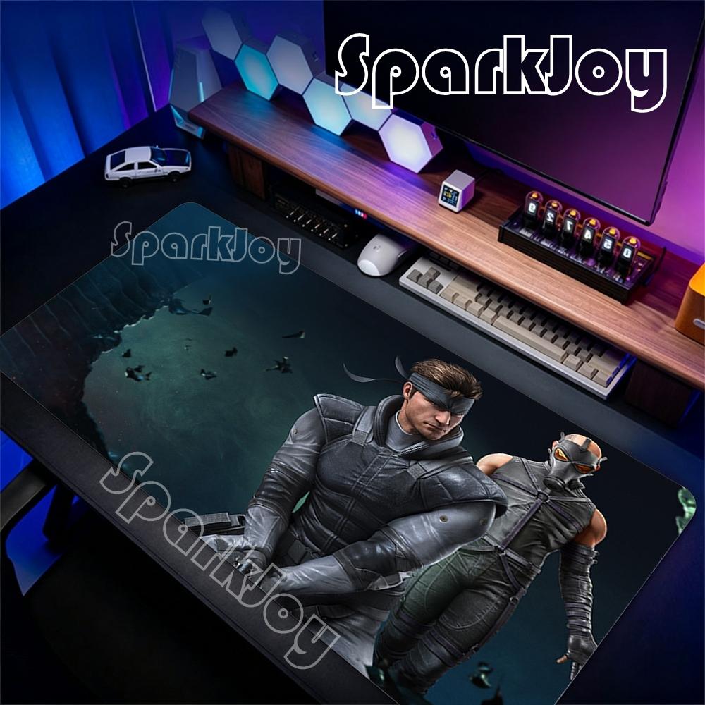 E-sports Game Non-slip Mousepad Metal Gear Solid Mouse Pad Large Laptop Gaming PC Lock Edge Thickened Computer Keyboard Desk Mat