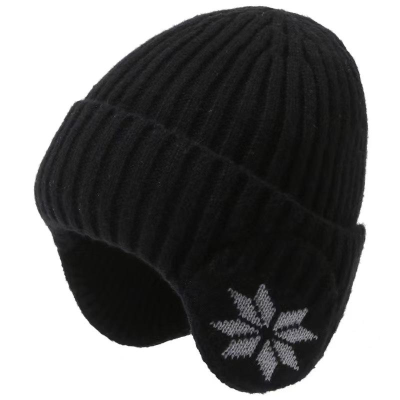 Outdoor Plus Velvet Cold-proof Pullover to Keep Warm Woolen Knitted Hat