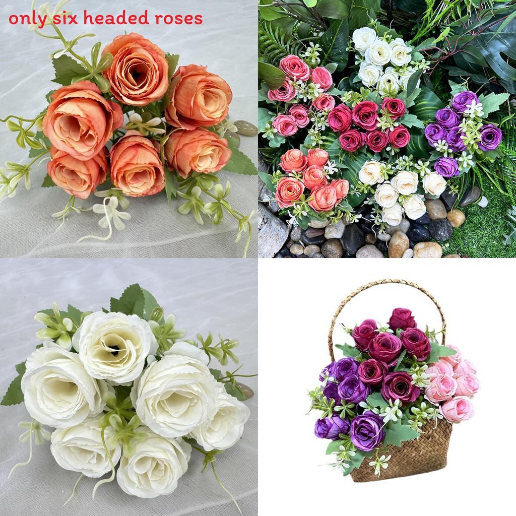 Silk Rose Artificial Flower For Wedding And Hotel Decor With Realistic Design For Photography And Home Styling