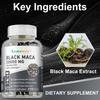 XEMENRY Cápsulas de Suplemento Dietético de Maca Negra - Energía
