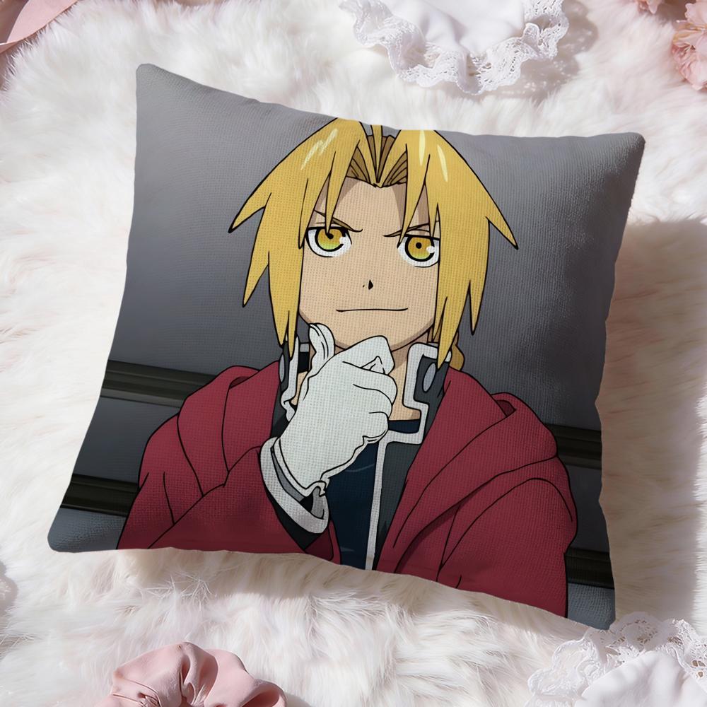 Funda de cojín FULLMETAL ALCHEMIST Premium Comfort reversible - Diseño dos en uno para cualquier habitación e interior del coche