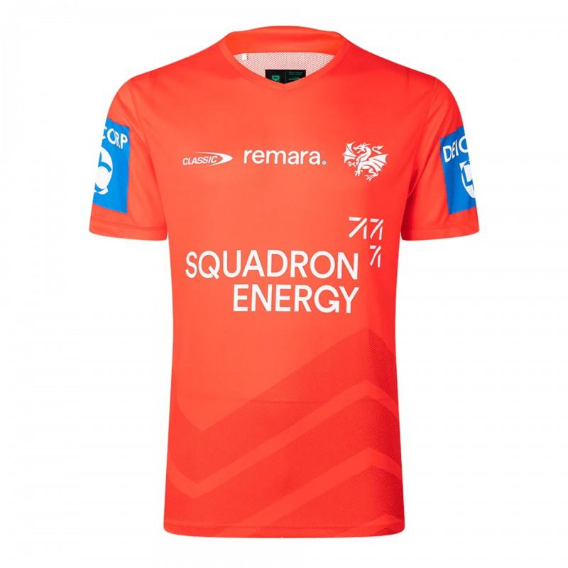 2026 Dragons Rugby Jersey Mens Quick Dry Short Sleeve Team Sports Training Top