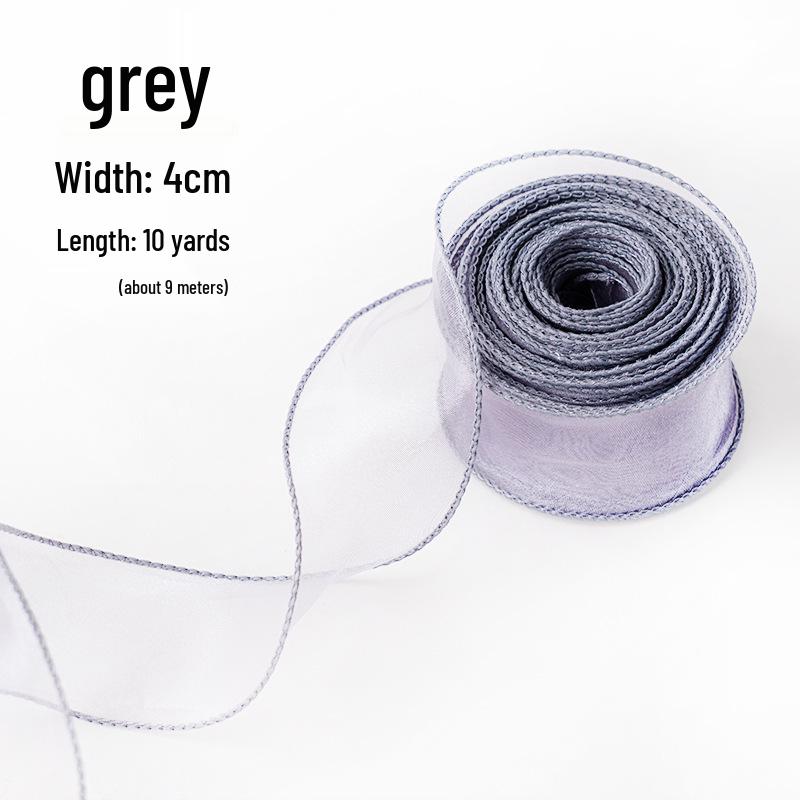 Elegant Fishtail Silk Ribbon for Cake and Bouquet Decoration