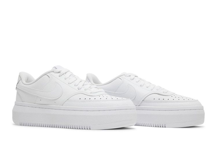 Nike Court Vision Alta Low Triple Blanc (aux femmes)