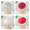 Elegant Homburg Fedoras Top Hat Fascinator Base Solid Color Hat Flat Hat Headwear Western Trend for Casual Wear