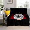 German Football Emblem Printed Throws Blanket Soft Flannel Blankets for Couch Bed Gifts for Men Women Picnic blanket Christmas gifts