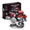 Ferrari V8 Engine Model Kit with App-Controlled Lights & Mechanisms