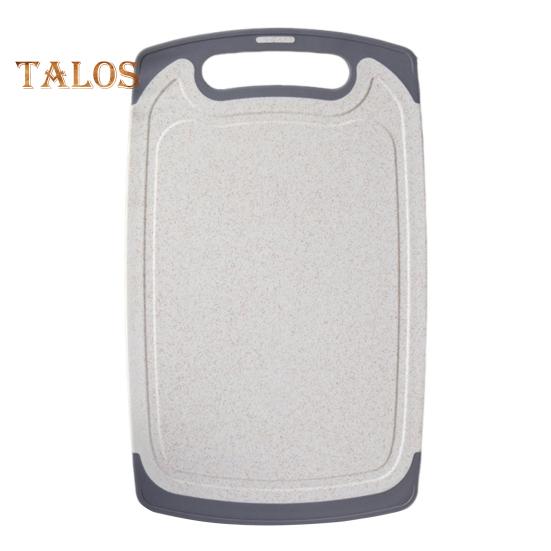 Double-sided Cutting Board Vegetable Meat Chopping Board with Grooves Easy Grip Handle Non-Slip Kitchen Essential for Foodies And Chefs