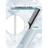 3pcs Styling Comb Collection with Triple Tear Hair Brush Mouse Tail Comb Edge Brush,salon Hair Styling Tool Special for Real Hair Wigs