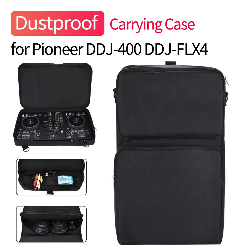 Portable DJ Disc Player Carrying Case for Pioneer DDJ-400 DDJ-FLX4 Dustproof Carrying Storage Bags Scratch-resistant Accessories