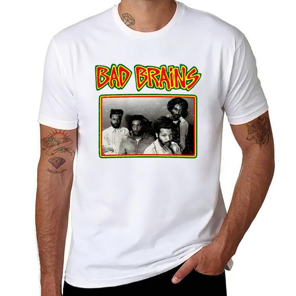 Bad Brains T-Shirt Printed T Shirts for Man Men T Shirt Cotton 100% T Shirts Designer T-Shirt