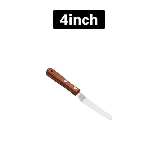 4/6/8/10/12inch Stainless Steel Cake Icing Spatula Frosting Spatula with Wooden Handle Butter Cake Spatula Knife Tool