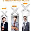3 Pairs Of Stainless Steel Collar Reinforcement, Collar Stay Shirt Collar