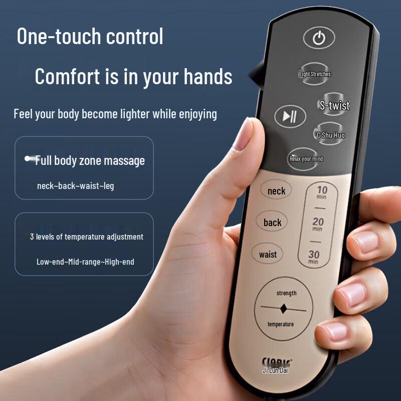 CLORIS Q1 Full Body Airbag Massage Mat with Heat & Traction