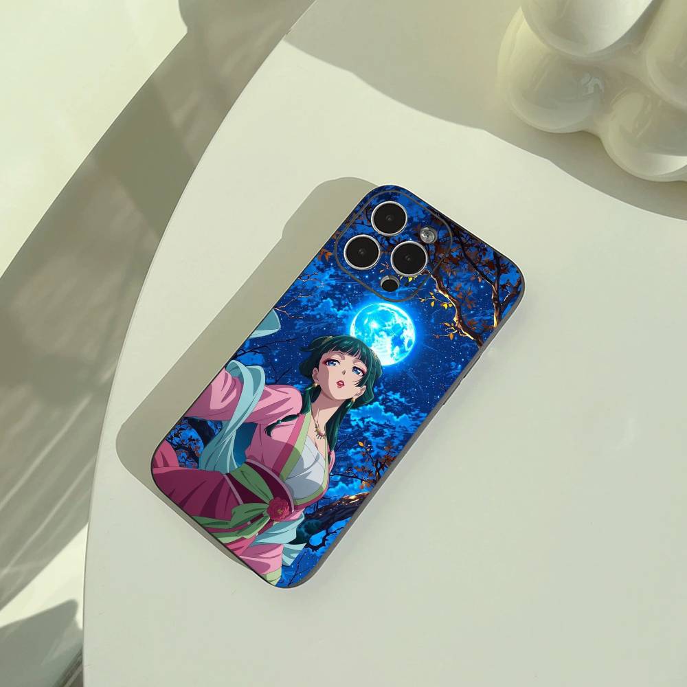 

T-The Apothecary Diaries-Popular anime Phone Case For iPhone 17,16,15,14,13,12,11 Pro Max,16/15/14Plus,XS Soft Black Cover iPhone12