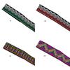 Cinta de Pasamanería Bordada Jacquard de Encaje Étnico para Adorno de Borde de Cuello de Vestimenta de Ropa Nacional Tradicional de Bricolaje de 5 cm